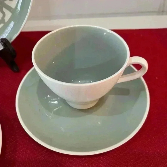 Vintage Persian key by Harker five piece plate setting Ironstone USA made - Picture 4 of 6